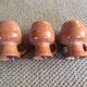 Series of 3 cups in sandstone