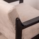 Pair of vintage 80's armchairs in wood and fabric italian design