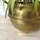 Brass flowerpot by Villedieu