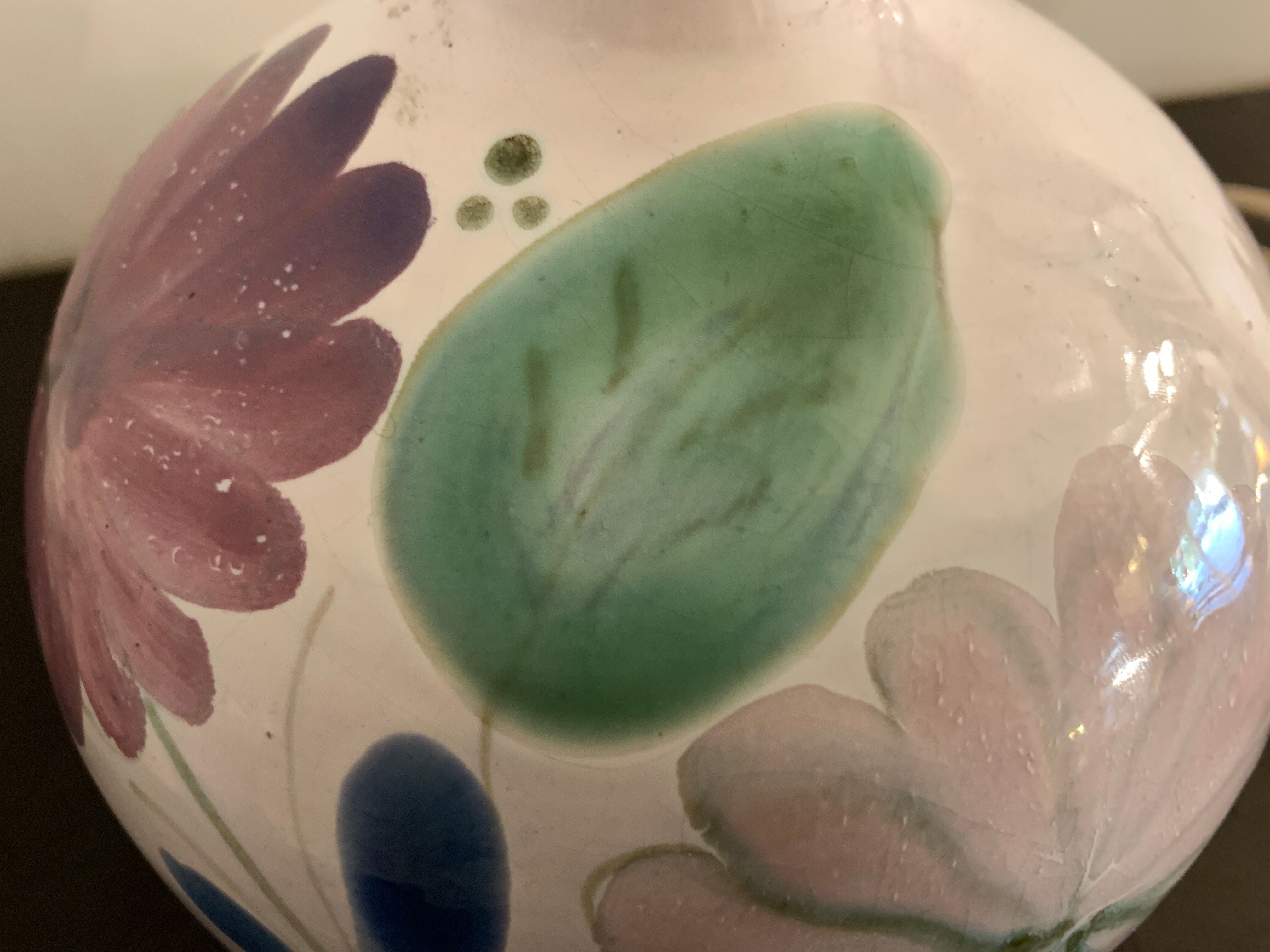 Contemporary ceramic lamp foot Maja