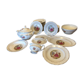 Porcelain service Fragonard de Digoin