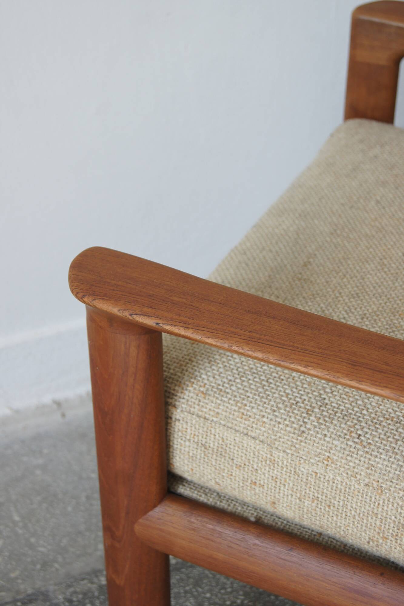 Fauteuil lounge en teck par Sven Ellekaer pour Komfort, Danemark, années 1960