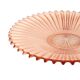 Art Deco Fruit Bowl Pink Pressed Glass Depression Glass 30cm