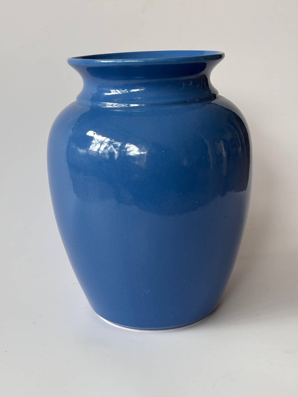 Blue ceramic vase 26cm