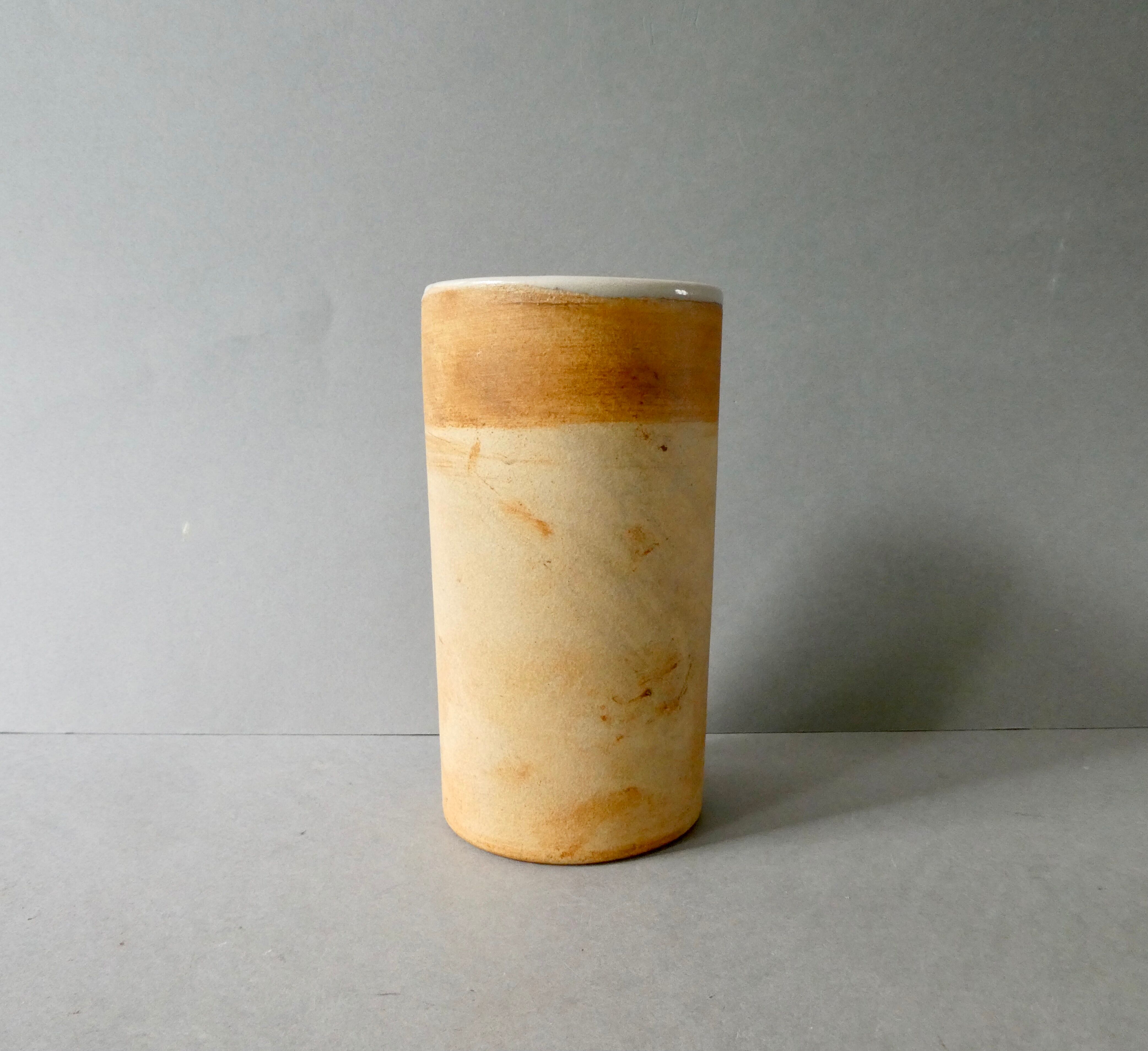 Vase roller pottery la Colombe, 70s