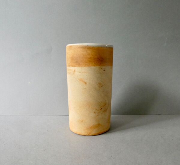 Vase rouleau poterie la Colombe, années 70