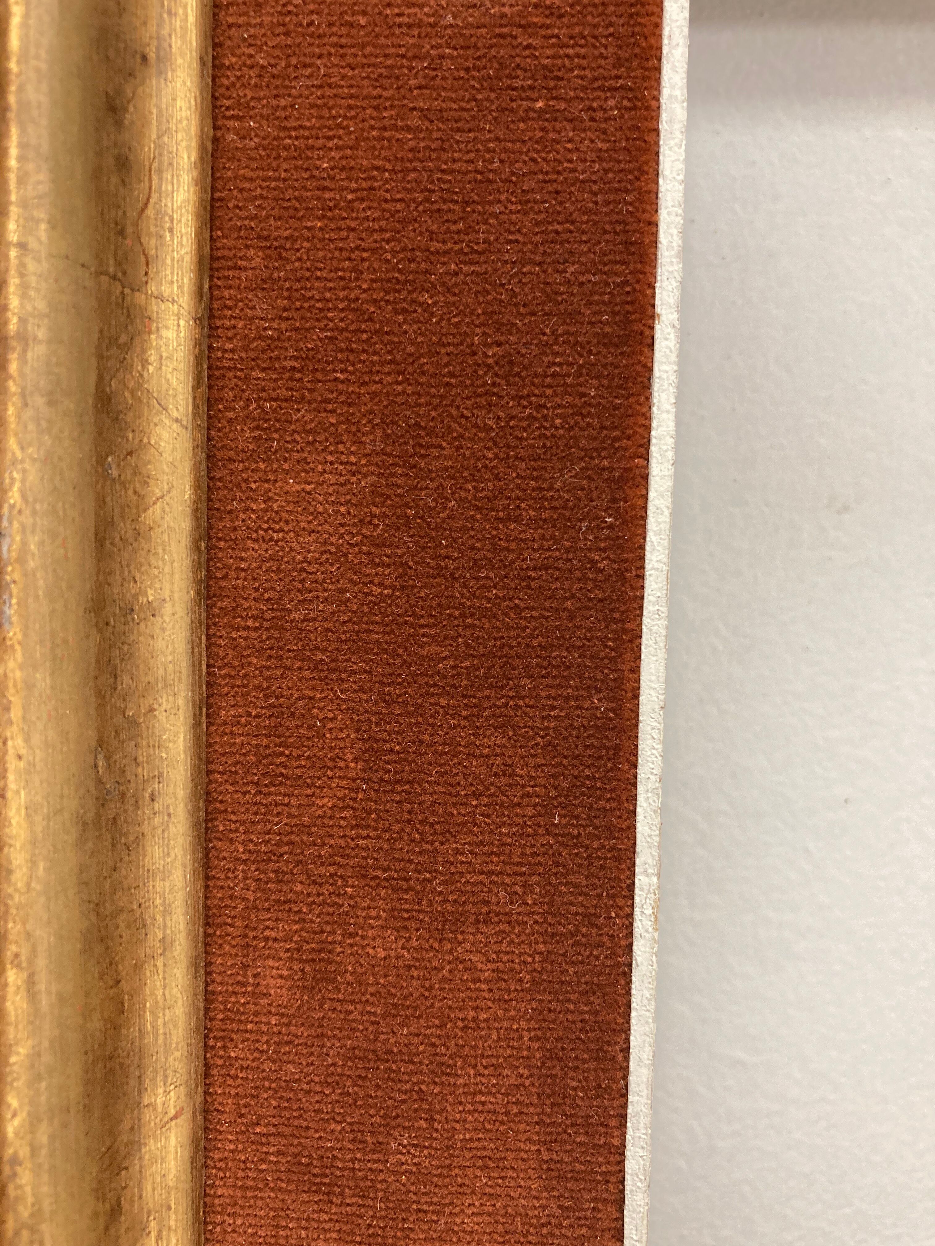 Vintage frame and its Marie-Louise