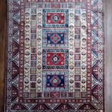 Handmade Pakistani Kazak rug 235x184cm