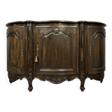 Louis XV style sideboard in lacquered wood and stained wood circa 1900