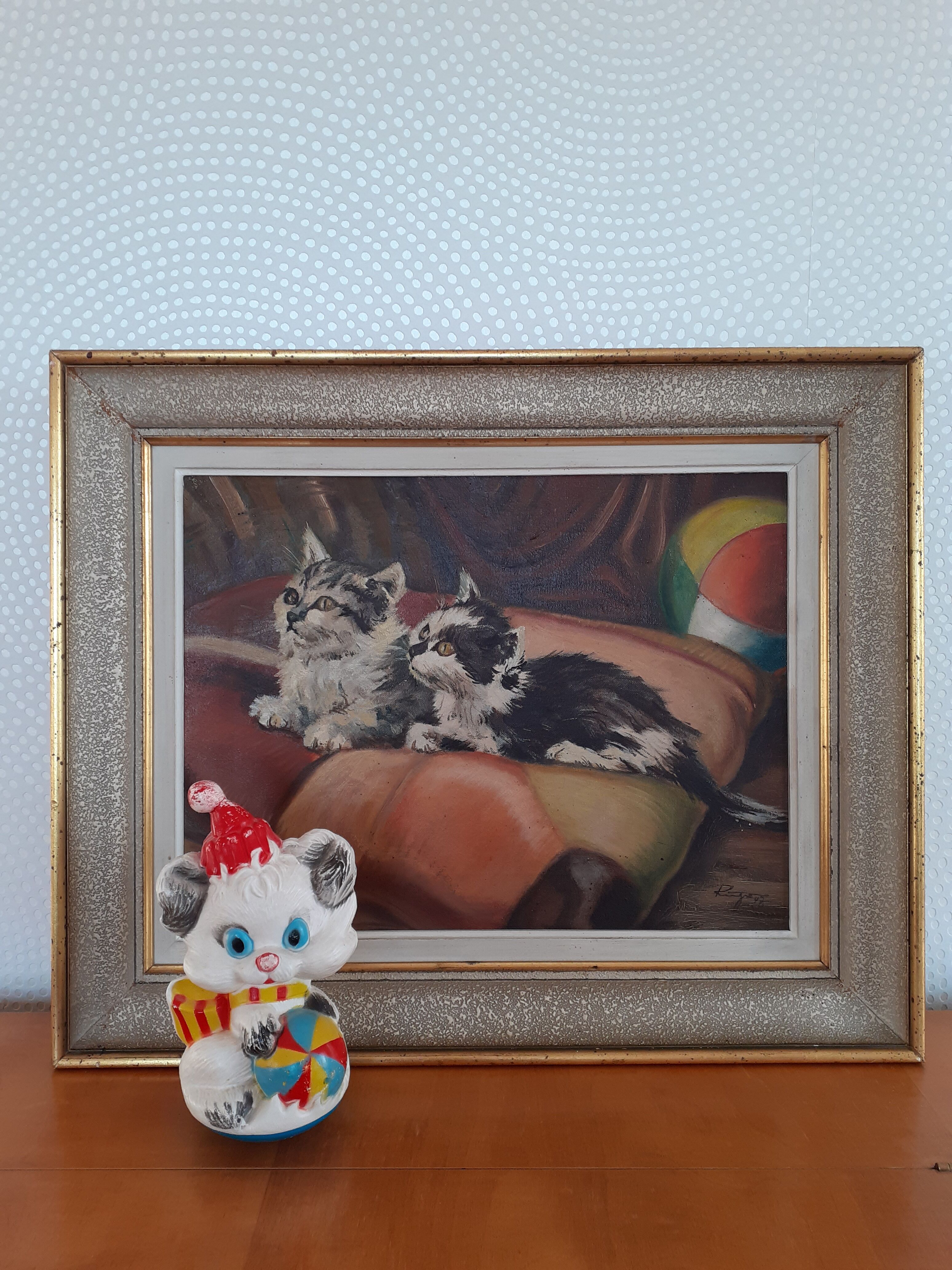 Tableau petits chats 1947