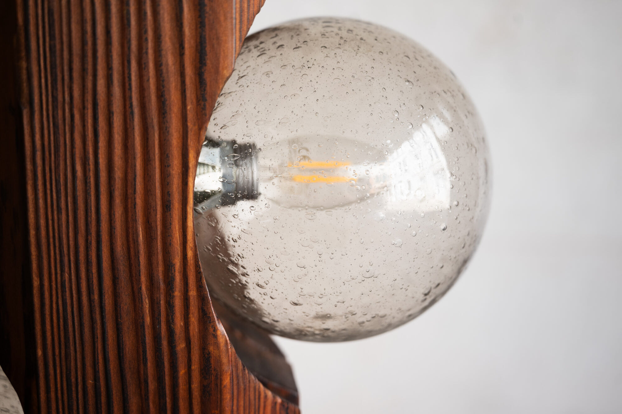 Brutalist floor lamp by Temde Leuchten