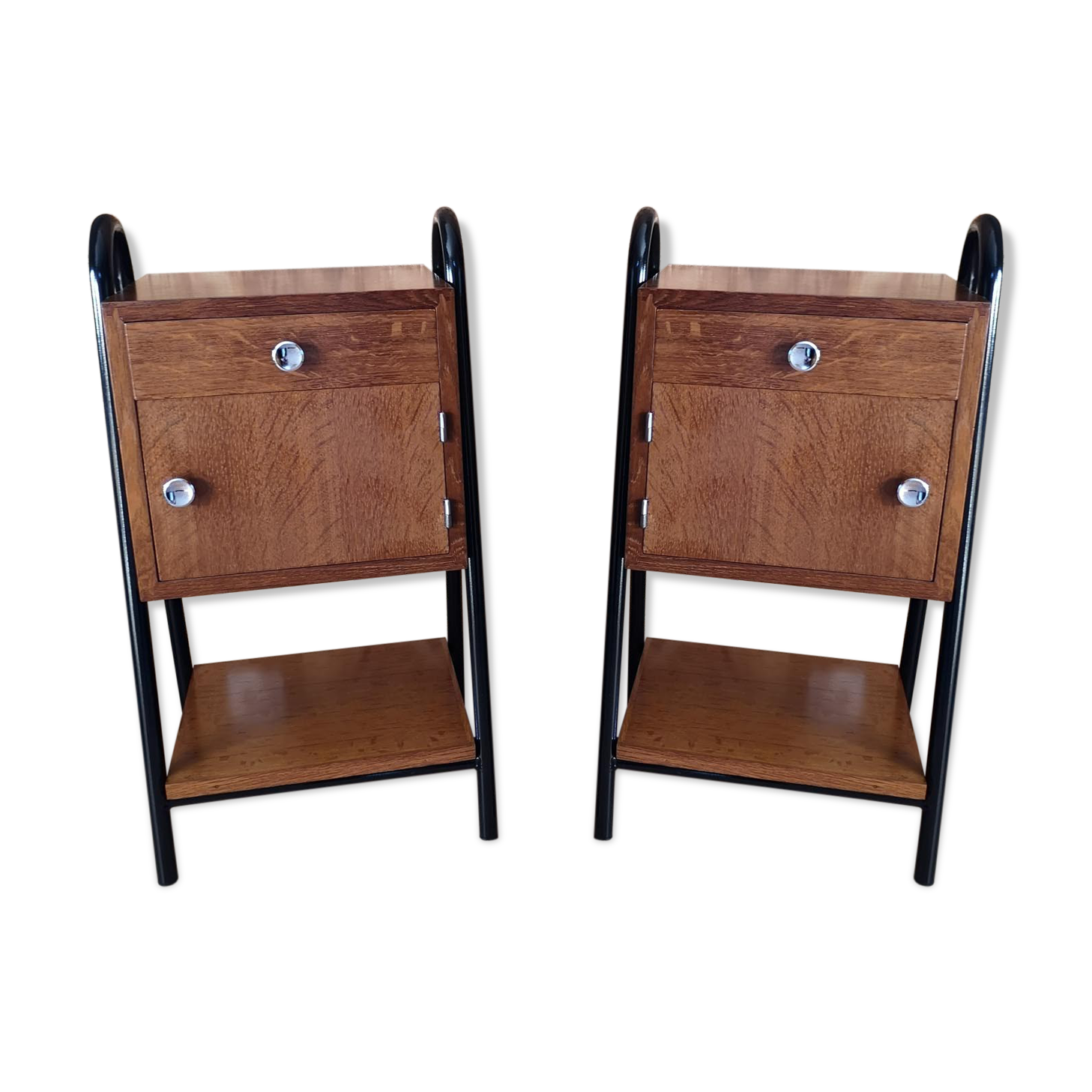 Tubular bedside pair