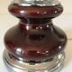 Vintage brown ceramic lamp 70