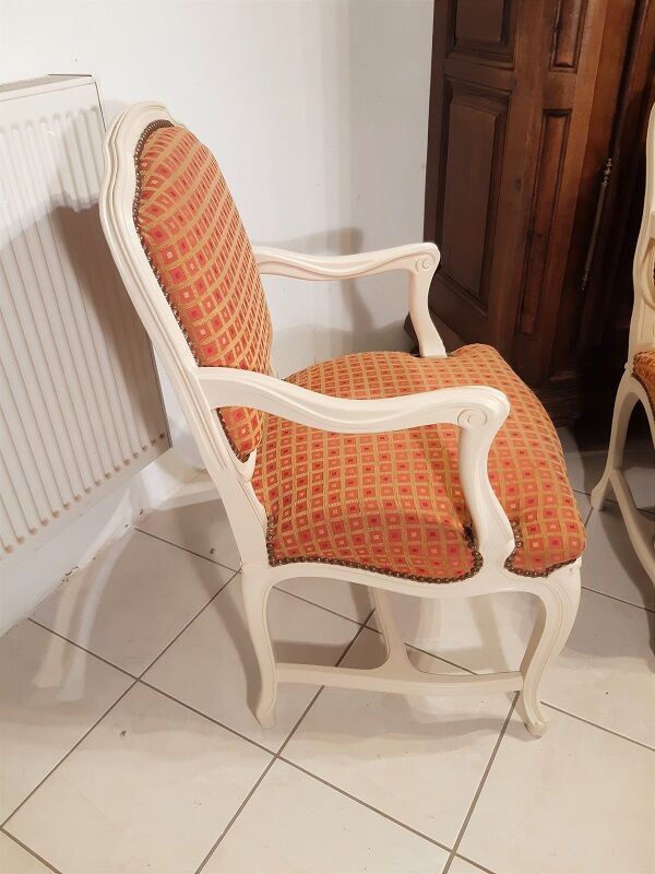 pair of Louis XV armchairs