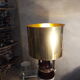 1970s amphora lamp lamp with brass lampshade