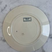 Terre de fer assiette plate Sarreguemines Carlos