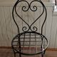 Vintage wrought iron chairs