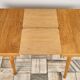 Table à manger extensible en chêne par Jitona, années 1960, Tchécoslovaquie