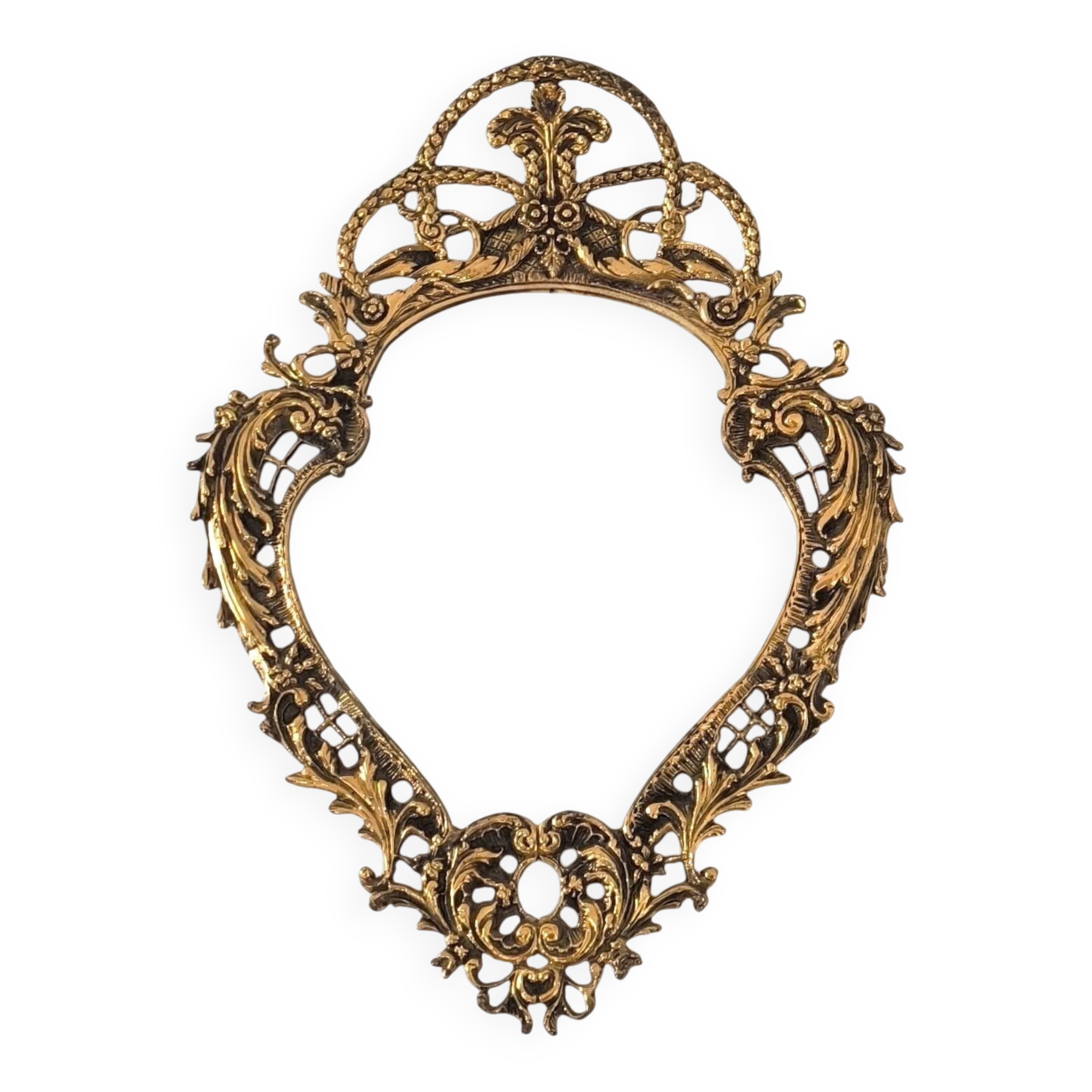 Rococo Bronze Mirror Louis XV Style