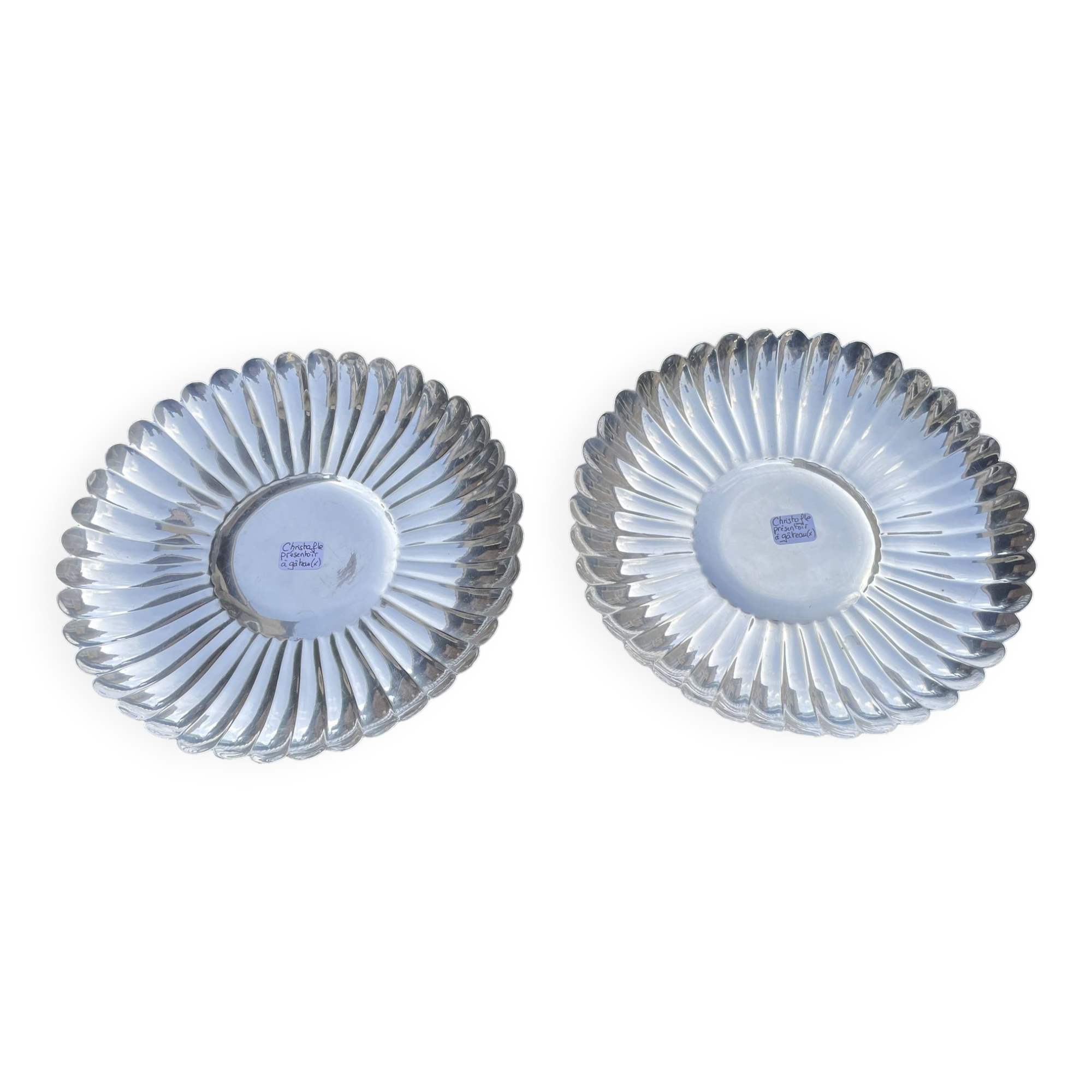 2 Coupes présentoirs à gâteau(x) Christofle