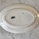Oval dish with small flowers digoin sarreguemines 50s