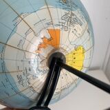 Vintage 1960 Girard Barrère world map globe - 33cm