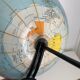Vintage 1960 Girard Barrère world map globe - 33cm