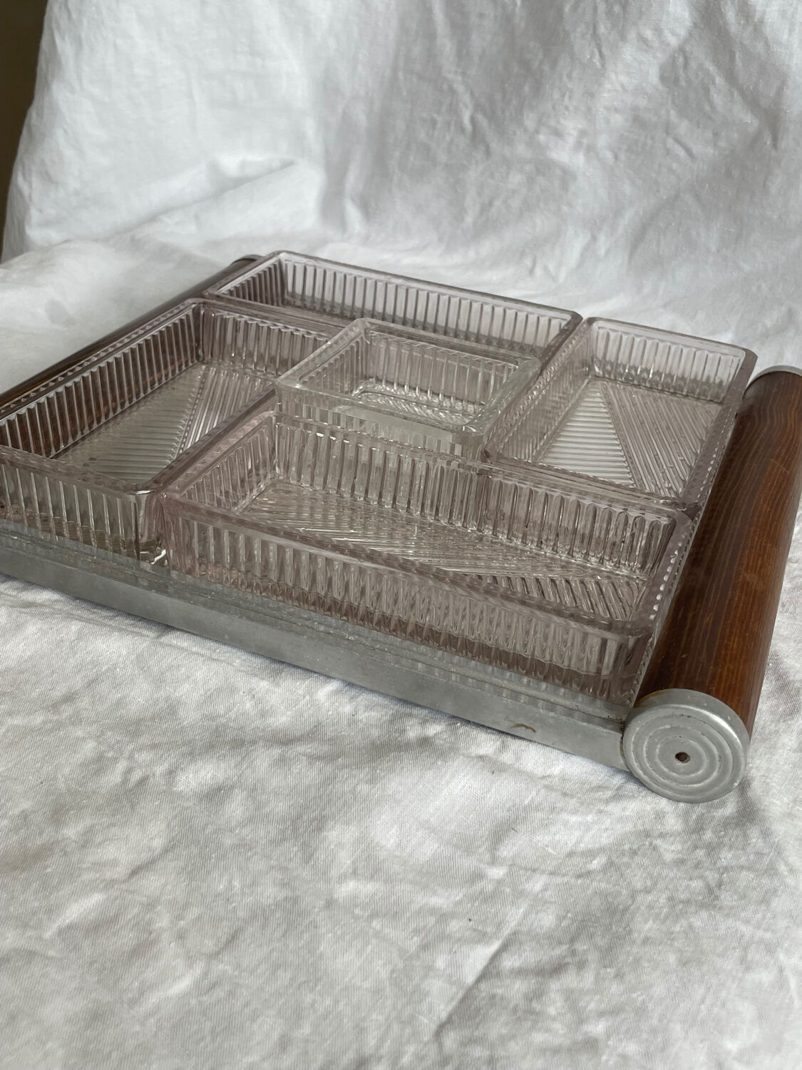 Art Deco aperitif servant tray