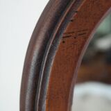 Vintage wooden table dressing table mirror 28x67cm