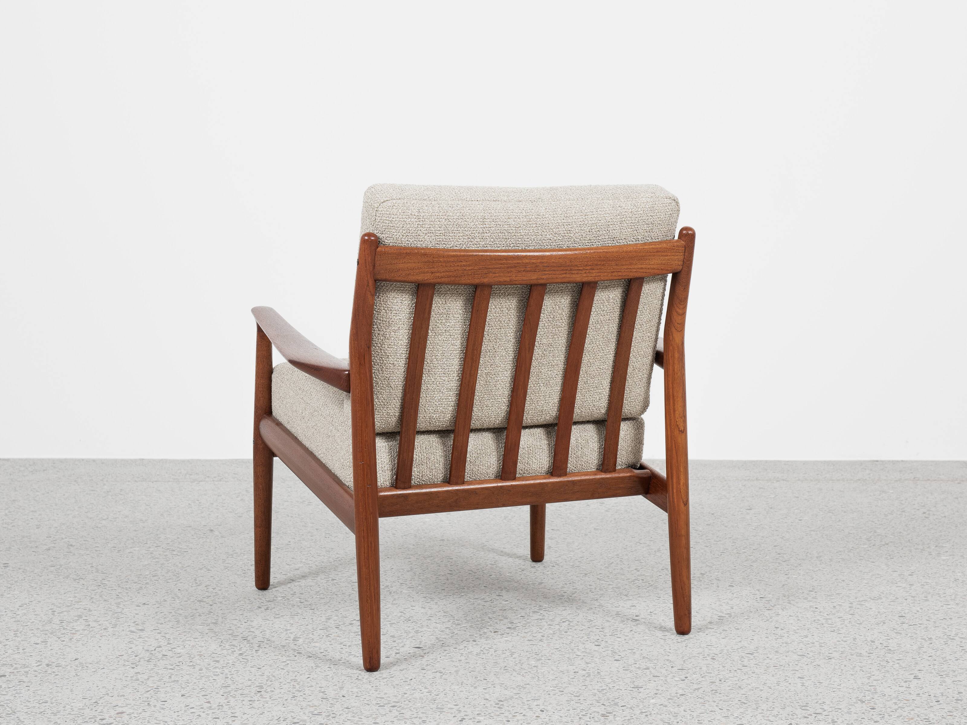 Midcentury Danish easy chair in teak by Svend Aage Eriksen for Glostrup 196