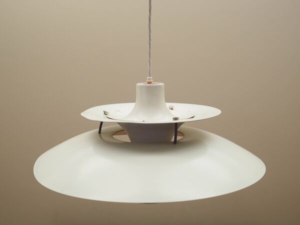 Lampe suspendue PH5, design danois, années 1970, fabricant : Louis Poulsen