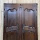 18th-century oak wardrobe front