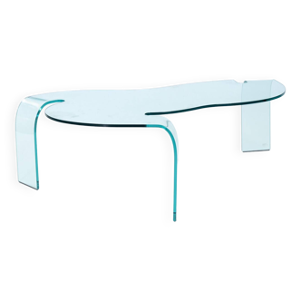 Bended Italian design Fiam coffeetable