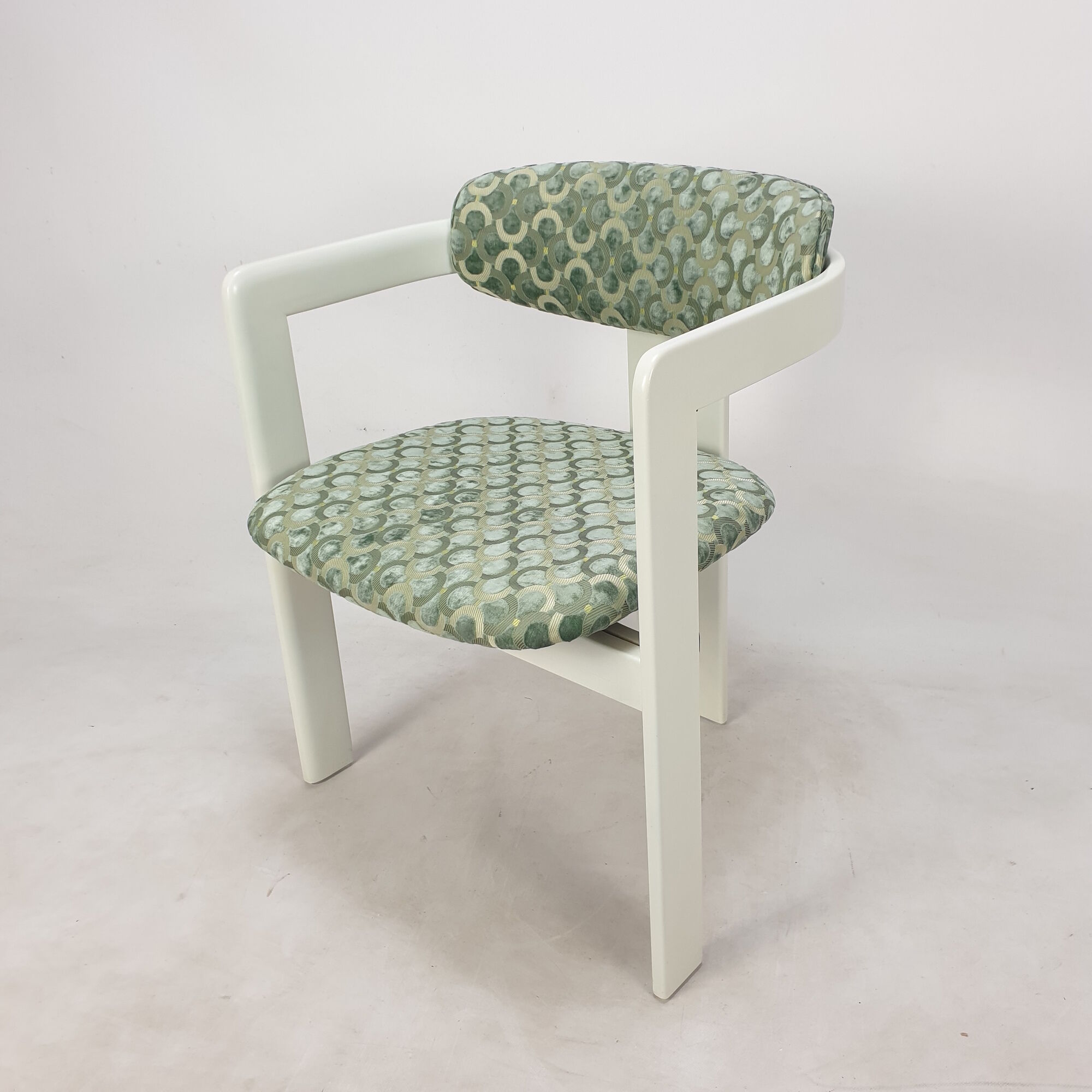 Augusto Savini for Pozzi Set of Four 'Pamplona' Chairs, Italy 1970's