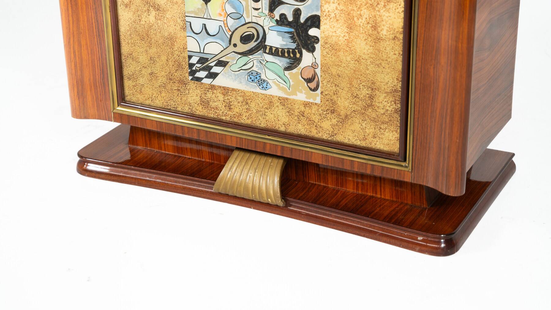 Mid-century modern bar cabinet by Paolo Buffa, 1950s.