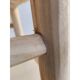 Contemporary Moroccan stool handmade in nylon rope and wood
