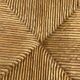 Low stool in wood and straw