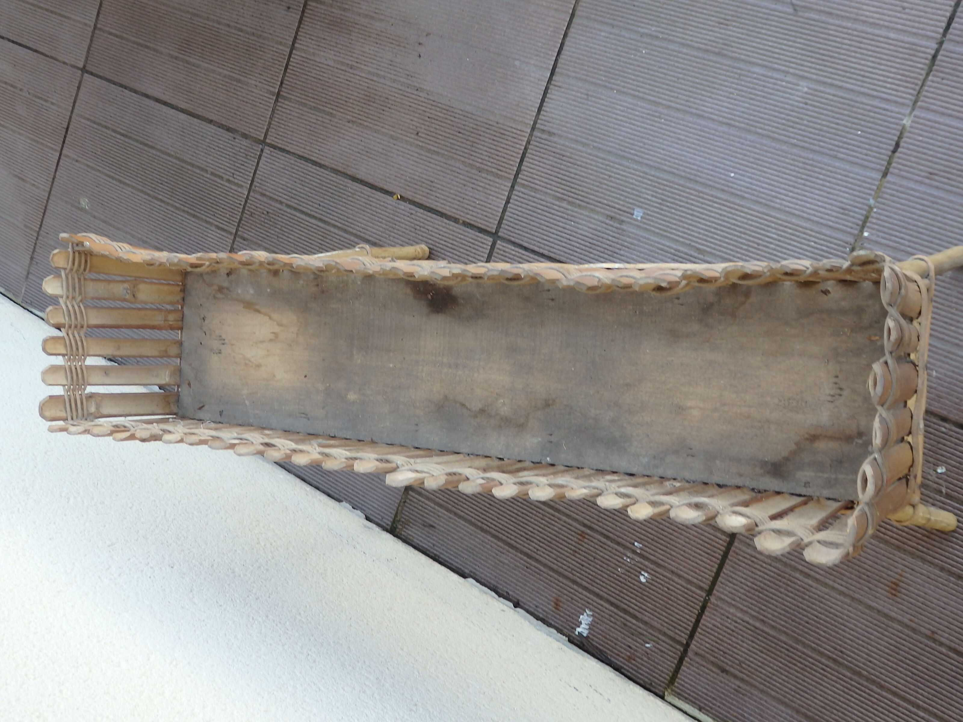 Vintage rot root plant door