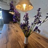 Table industrielle en bois