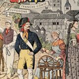 Old illustration on Franche Comté Burgundy (ethnography) - 1930