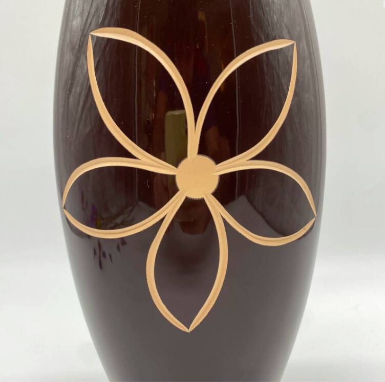“Flower” vase / glazed ceramic – 1970s