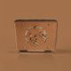 Jaz Dabric 1953 brass alarm clock
