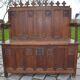 carved wooden chest bench