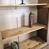 Walnut and fir bookcase - Renovated