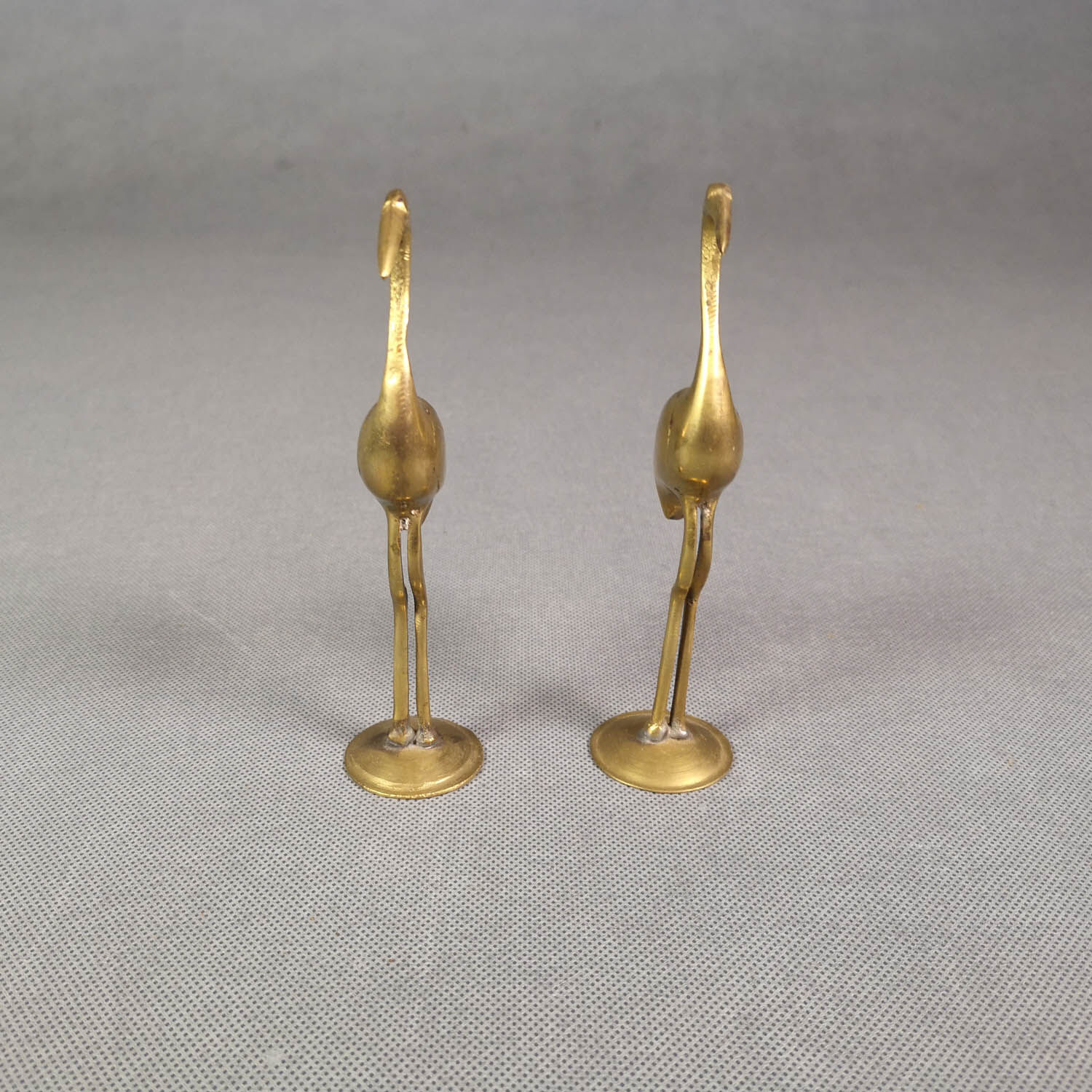 Couple of vintage brass ibis