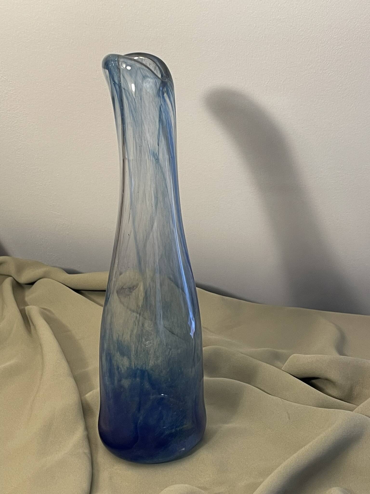 Blown glass carafe