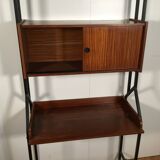 Secrétaire vintage avec rangement fermé et étagère
