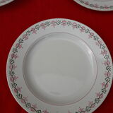 3 assiettes plates  Villeroy & Boch modèle 1244 diam 23 cm