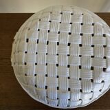 Centre de table en céramique tressée 1960 travail Italien