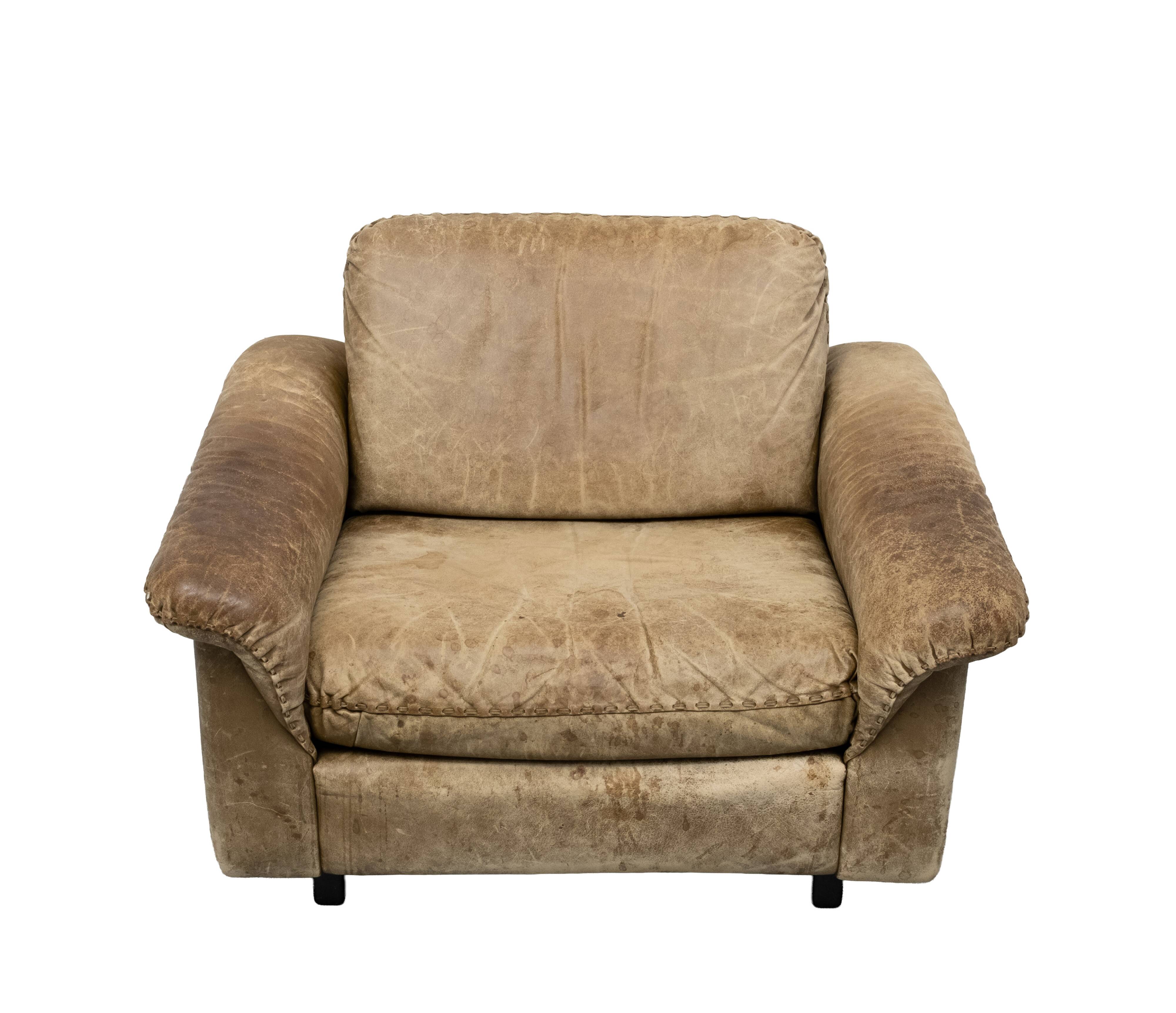 De Sede DS 31 Superb patinated Arm Chair 1970s